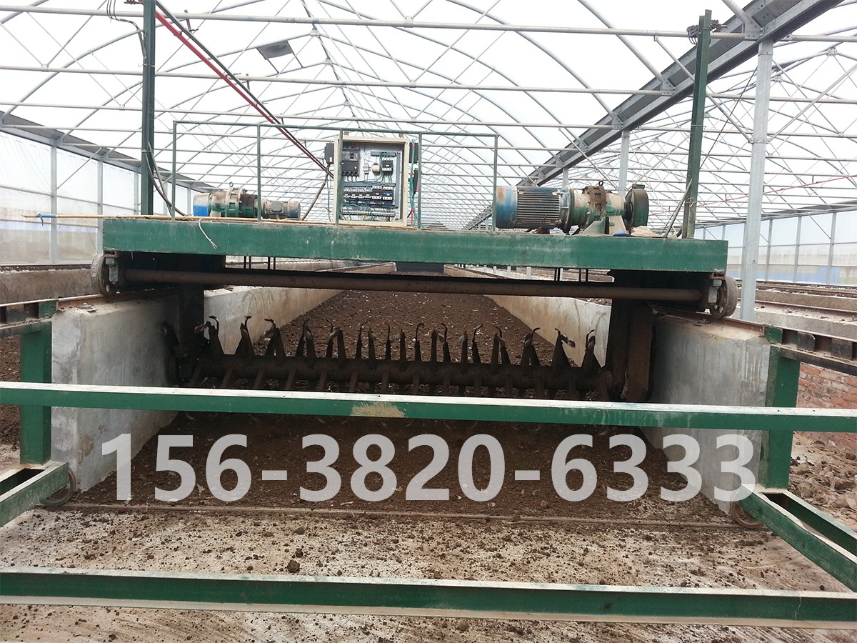 有機肥發(fā)酵現(xiàn)場